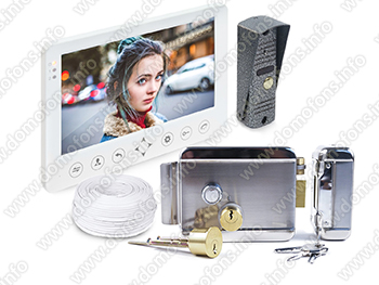 Комплект видеодомофона Eplutus EP-4815 с электромеханическим замком Anxing Lock – AX042