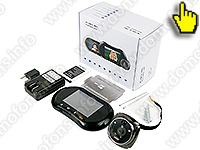 Дверной GSM видеоглазок iHome-2 комплектация